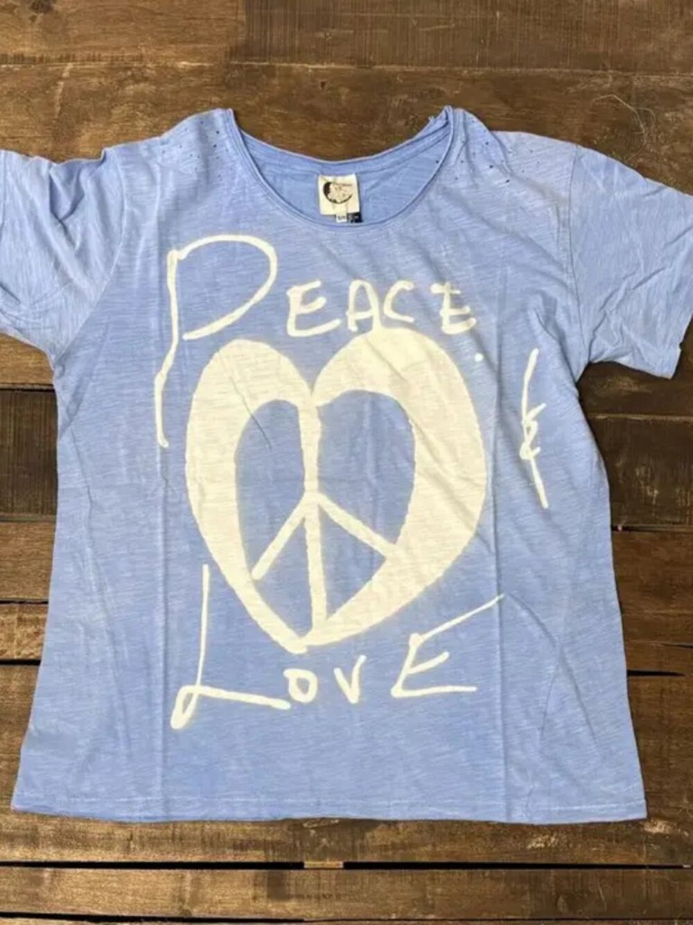 Jaded Gypsy Moon Dance Tee - Peace and Love Sky NEW